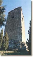Magione - Veduta della Torre dei Lambardi (1960)